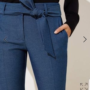 Loft Slim Tie Waist Pencil Pants